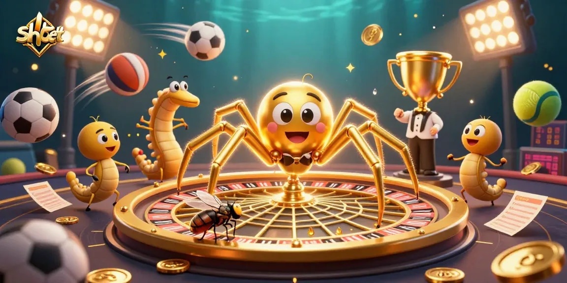Experience thrilling bets with shbet in this vibrant online casino scene featuring a roulette wheel.