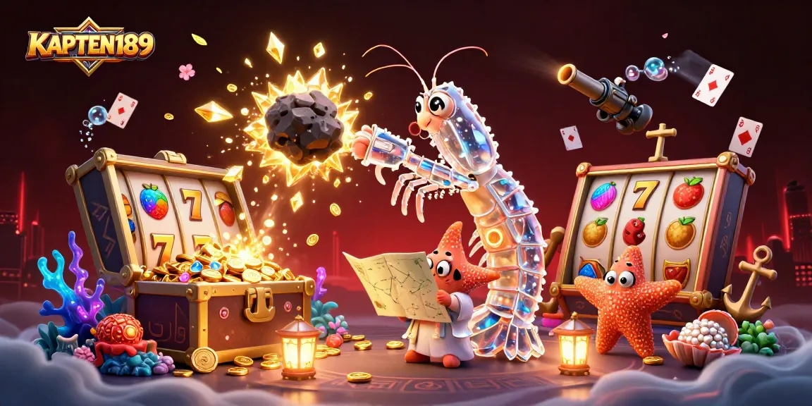 KAPTEN189 menghadirkan gambar 3D samurai galaksi saat memasuki slot online dengan banyak koin emas yang mengalir.