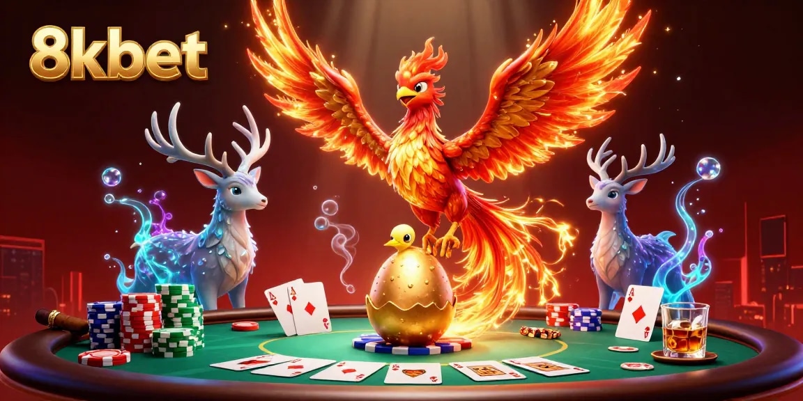 Experience thrilling gameplay with 8kbet featuring vibrant characters and dynamic casino game elements.