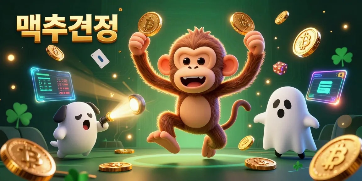 먹튀검증의 중요성을 강조하며 다양한 카지노 소품이 가득한 3D 일러스트레이션
