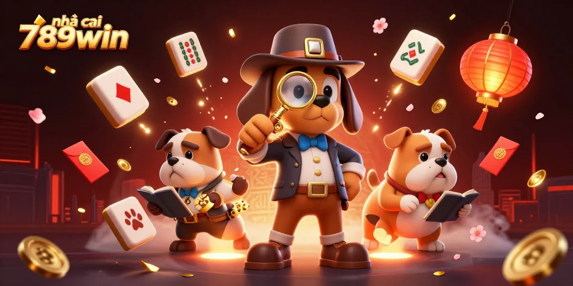 Experience the vivid world of nhà cái 789win with a detective duo uncovering golden poker clues amidst vibrant casino energy.