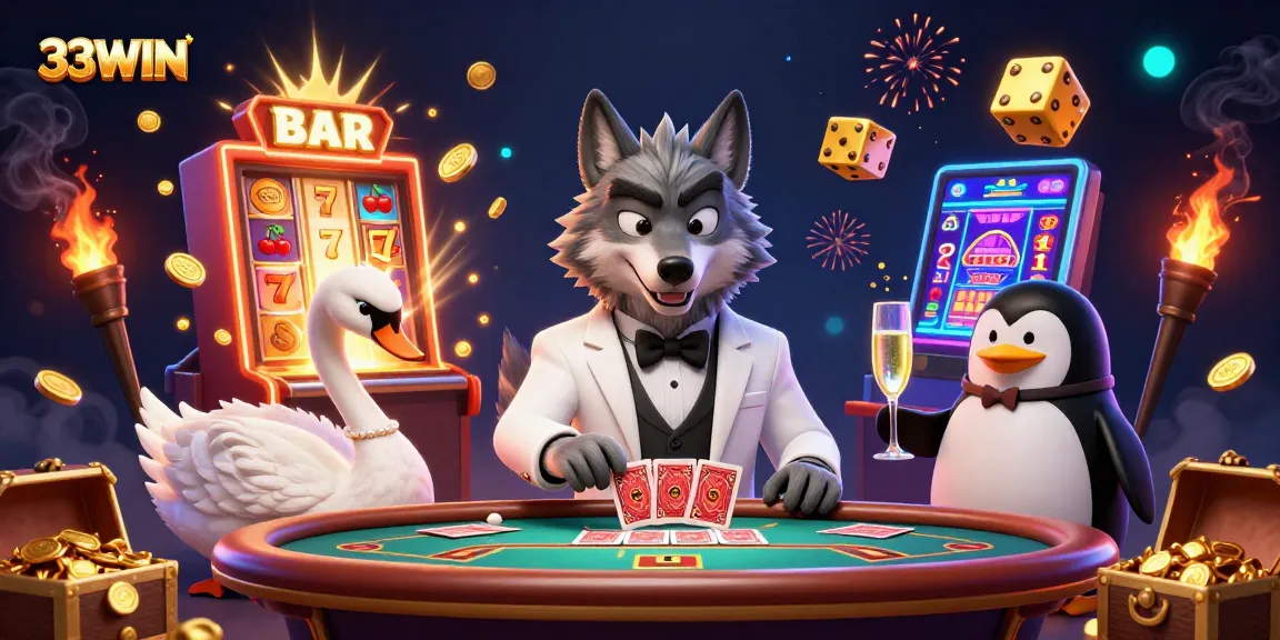 Join the excitement at 33WIN with thrilling casino games featuring rewards and vibrant visuals.