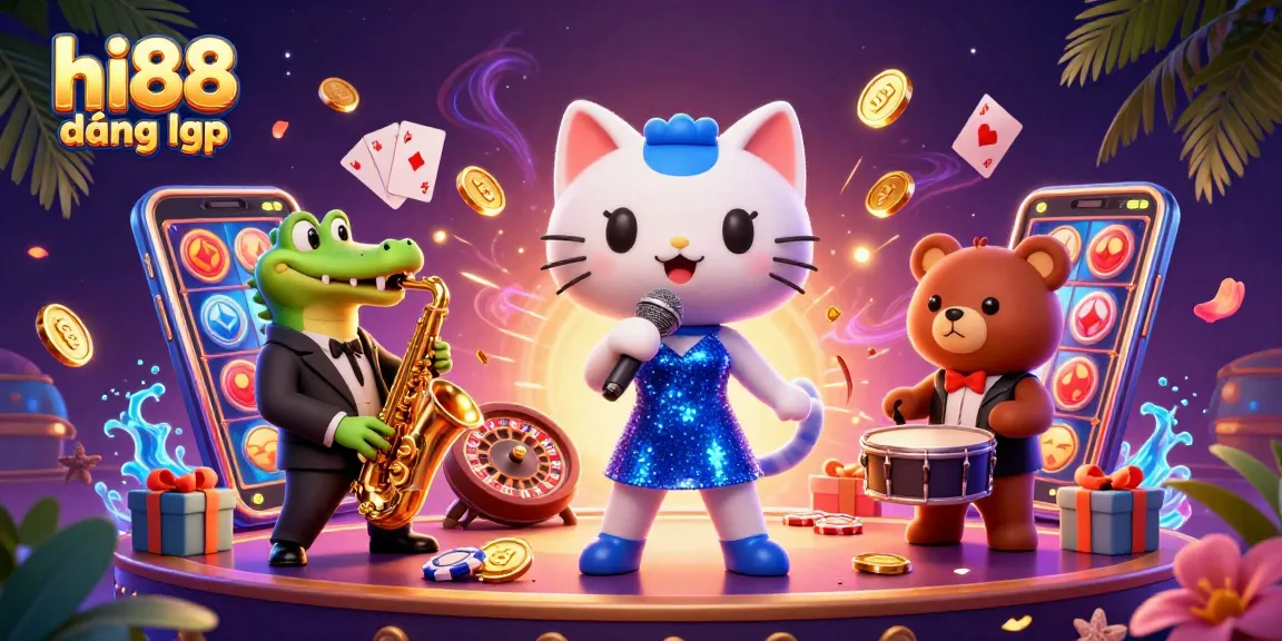 Experience the excitement of hi88 đăng nhập with vibrant casino visuals and engaging characters.