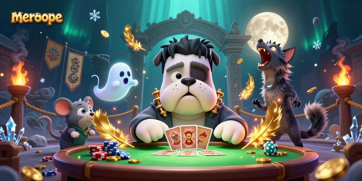 Experience thrilling gameplay with meroope's casino atmosphere filled with vibrant characters and dynamic elements.