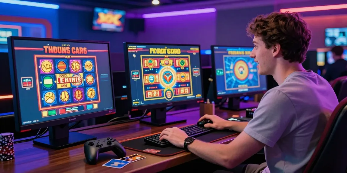 Player engaging with new online games at https://ibn.org.uk showcasing exciting credit card casinos in 2026.