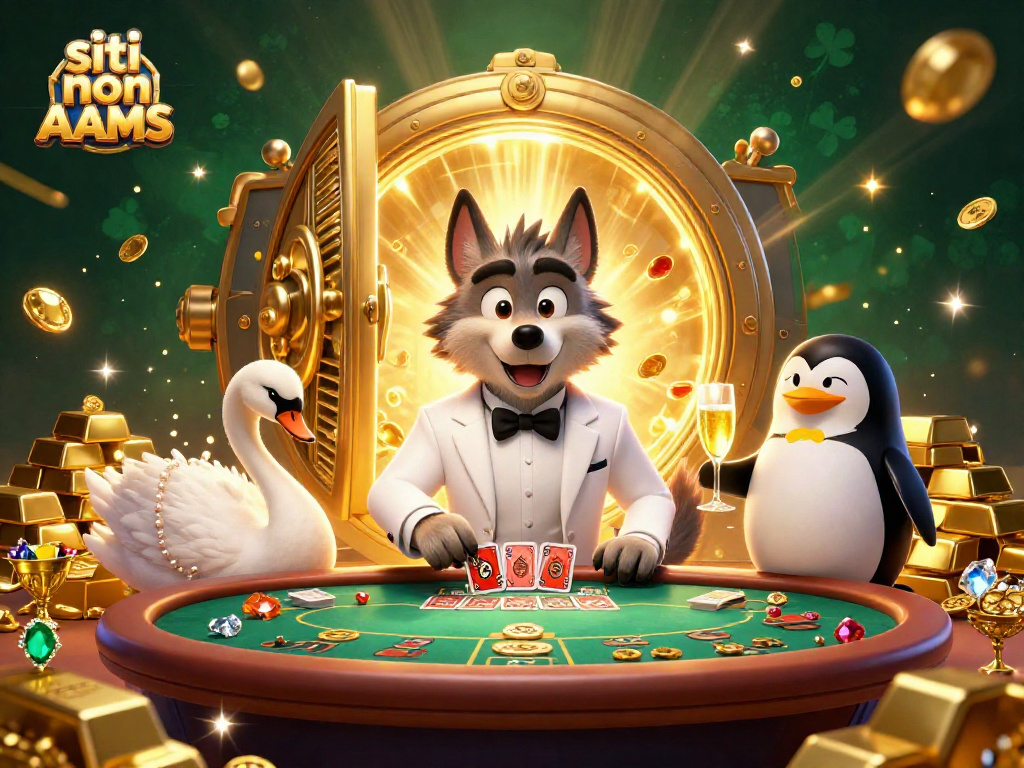I siti non AAMS offrono emozionanti giochi da casinò, come baccarat, con divertenti personaggi animati.