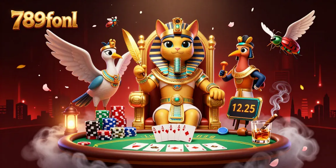 Engage in thrilling gaming experiences at 789fonl with vibrant characters and casino elements.