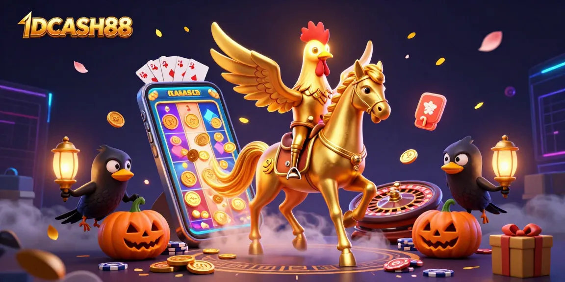 IDCASH88 enhances your gaming experience with exciting visuals and winning opportunities in a vibrant casino scene.