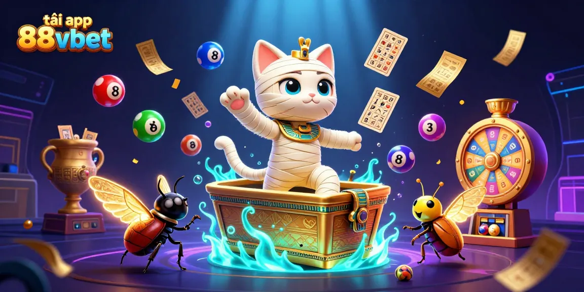 Engage with exciting gameplay in the vibrant world of tải app 88vbet featuring an Egyptian mummy cat!