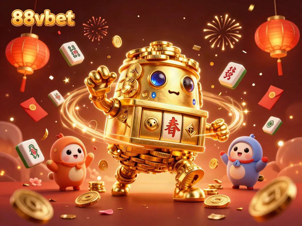 Experience thrilling gaming action with the 88vbet golden golem amidst vibrant celebrations.