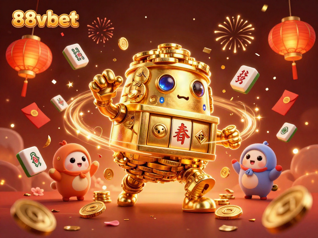 Experience thrilling gaming action with the 88vbet golden golem amidst vibrant celebrations.