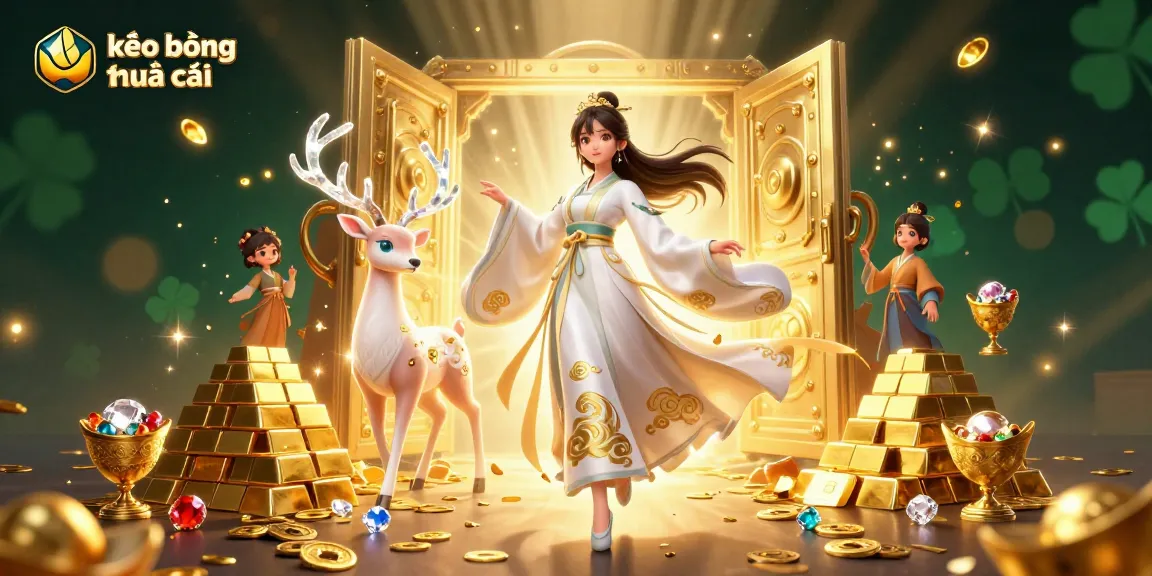 Bet on kèo bóng đá nhà cái with vibrant casino elements and exciting characters.