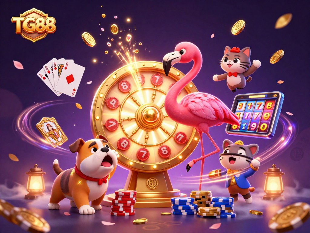 Spin the golden prize wheel at TG88 to win exciting casino rewards!