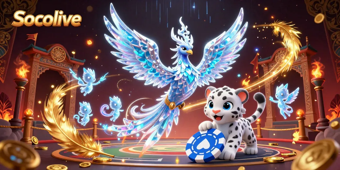 Socolive enhances your gaming experience with dynamic sports betting action featuring ice-themed characters.