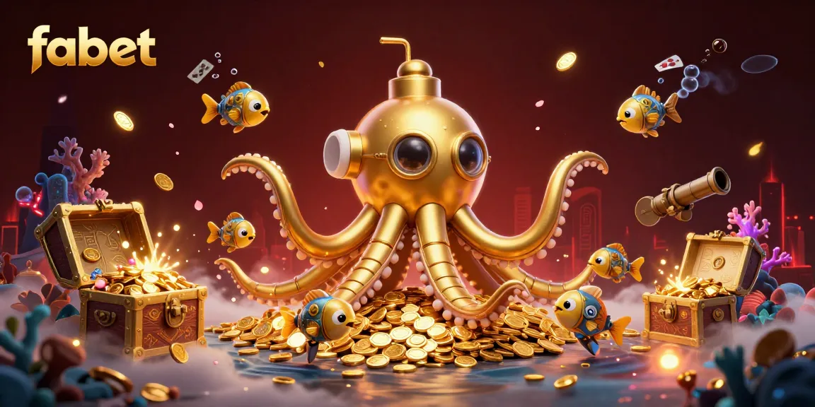 Engage with fabet's thrilling underwater casino adventure featuring golden kraken, mechanical fish, and explosive treasures.