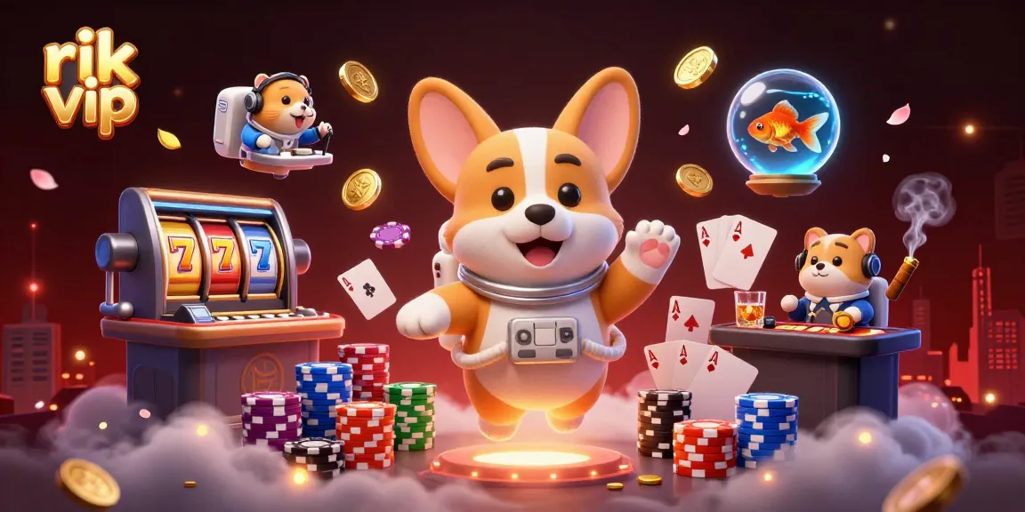 Experience exciting gaming at rik vip with a vibrant space casino scene featuring dynamic characters and slot games.