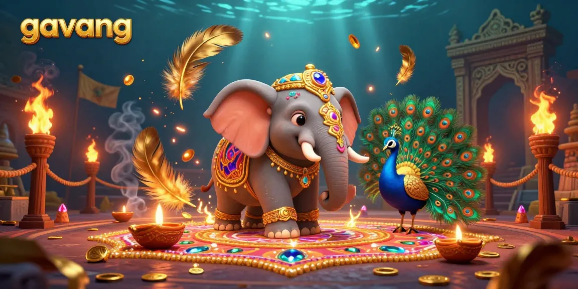 Experience the excitement of gaming with gavang's captivating 3D illustration, featuring dynamic characters and rich casino elements.