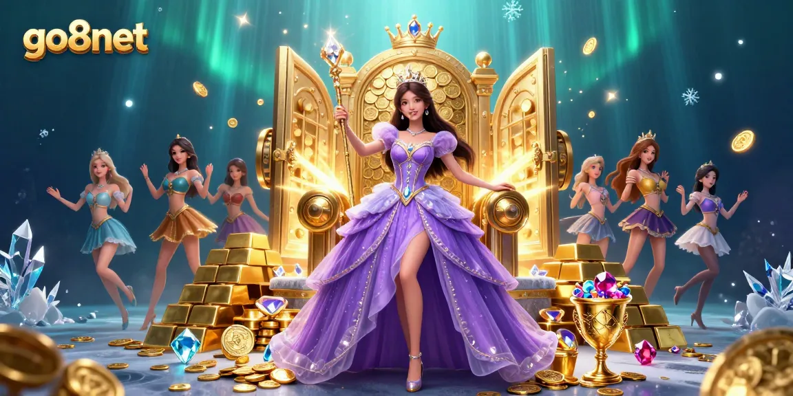 Join the excitement at go8net with this vibrant, visually rich casino scene showcasing luxury and winning.