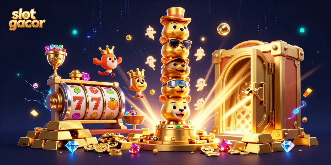 Engage with slot gacor games in a vibrant casino atmosphere full of treasures and energy.