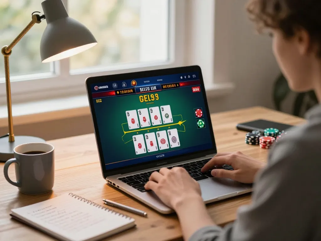 Engaging session of online blackjack at gg88 pro with strategic gameplay and cozy ambiance
