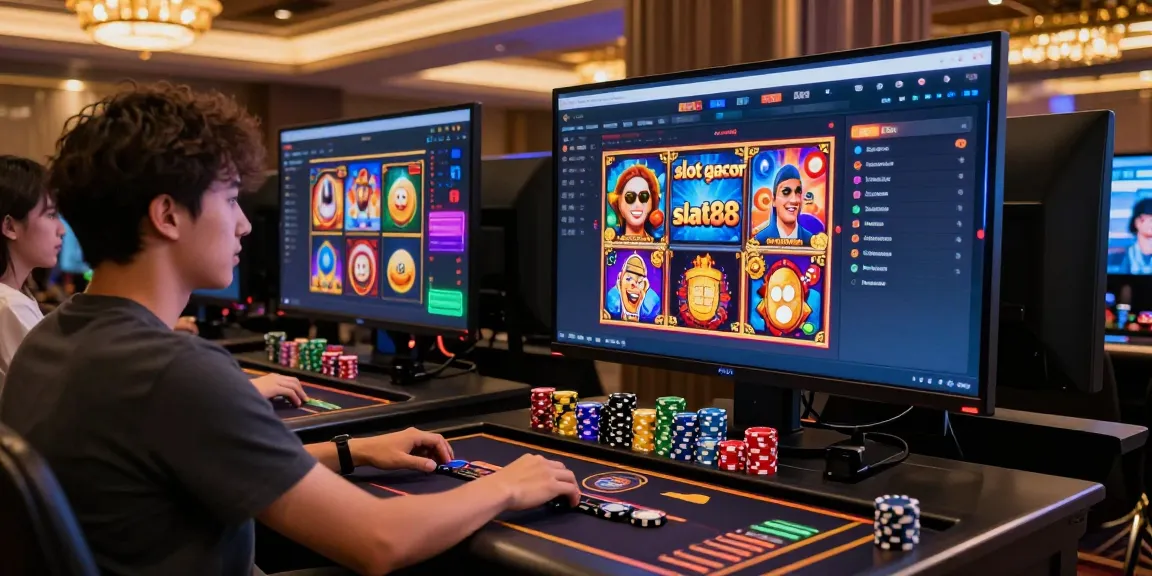 Pengguna aktif LUXURY777 Daftar bermain slot online dengan antusias dan tampilan antarmuka modern yang menarik.