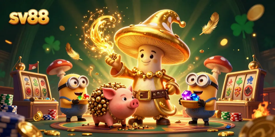 Experience sv88's exciting virtual casino with magical elements and dynamic gaming atmosphere.