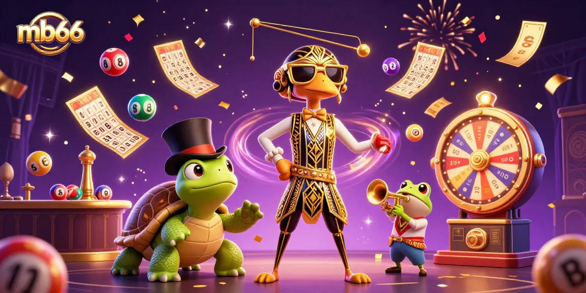 Feel the excitement at mb66 with vibrant 3D characters enjoying a lively casino atmosphere.