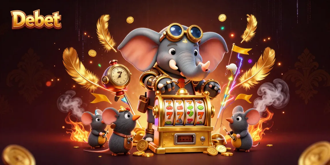 Experience the thrill of Debet with a whimsical steampunk slot machine show.