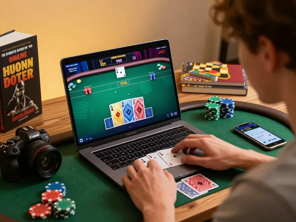 Engaging online poker scene highlighting xx88's dynamic gameplay and strategic options.