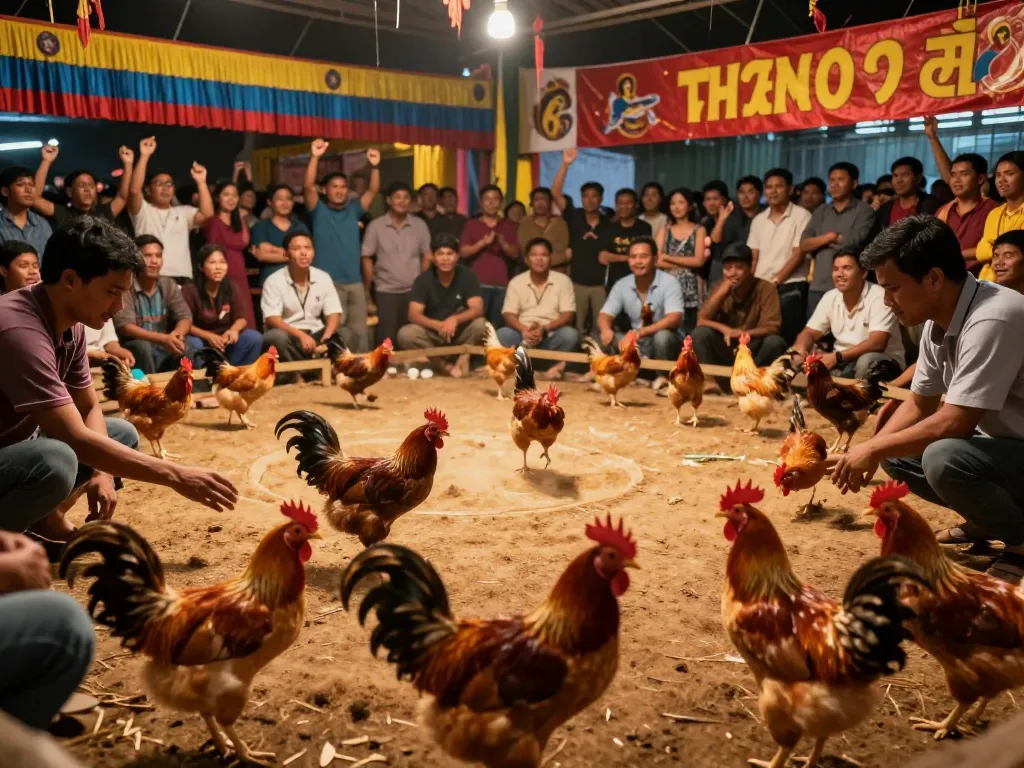 Chứng kiến những trận đá gà thomo HD hấp dẫn với không khí sôi động và những chú gà tài năng trong hành động.