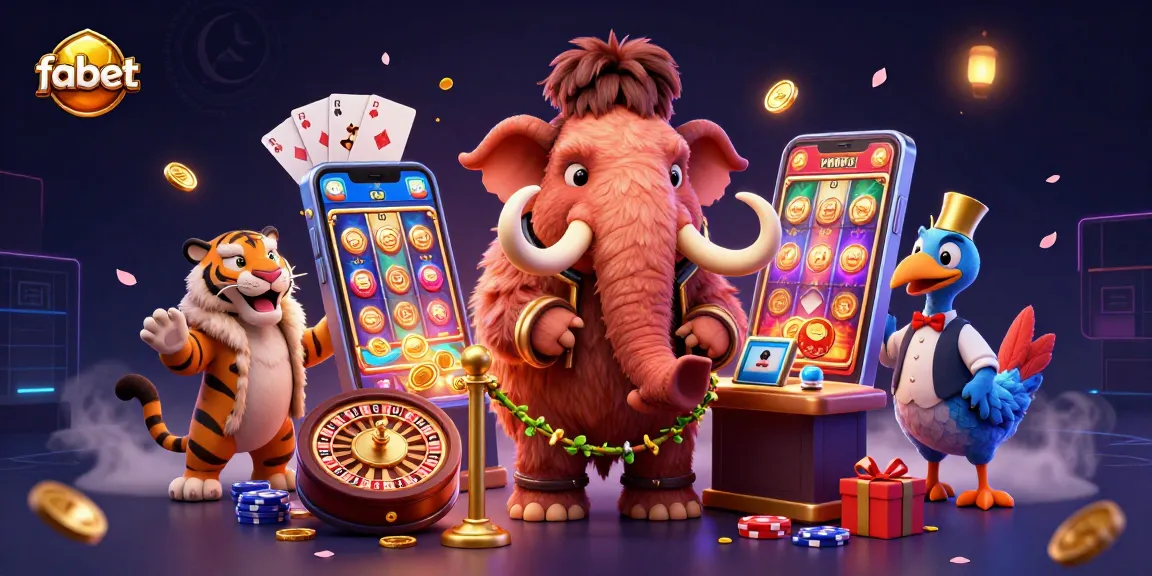 Experience fabet's vibrant casino scene with a woolly mammoth bouncer and action-packed games.