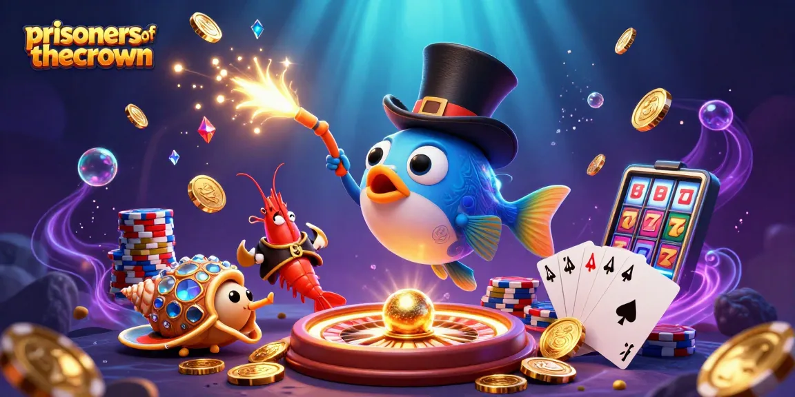 Experience thrilling games and tournaments at prisonersofthecrown, featuring dynamic 3D casino elements and captivating characters.