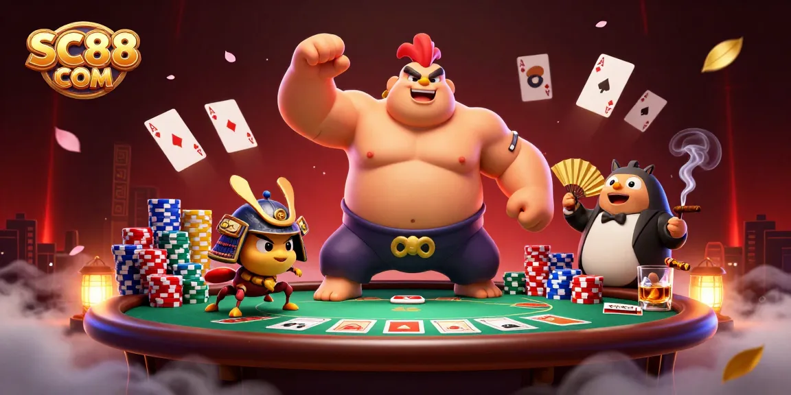 Experience the excitement at SC88 COM with dynamic gambling elements and engaging characters.