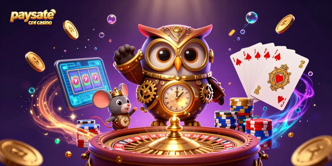 Erleben Sie die Aufregung in einem Paysafe Card Casino mit Spins und Jackpots von lebhaften Charakteren und Spielelementen.
