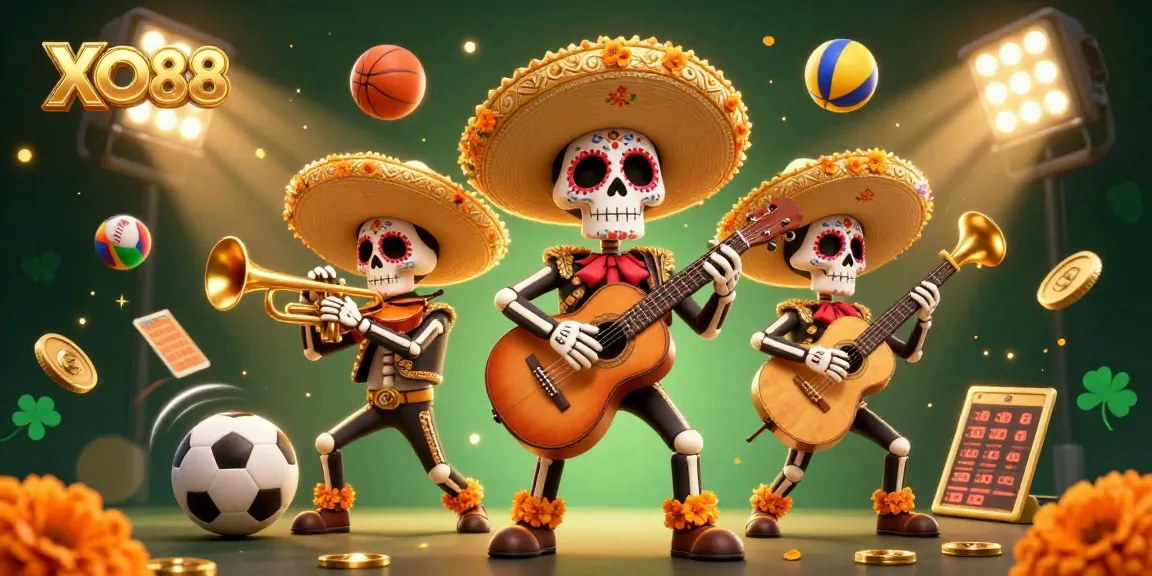 Join the excitement with XO88 as the mariachi band brings vibrant energy to sports betting!
