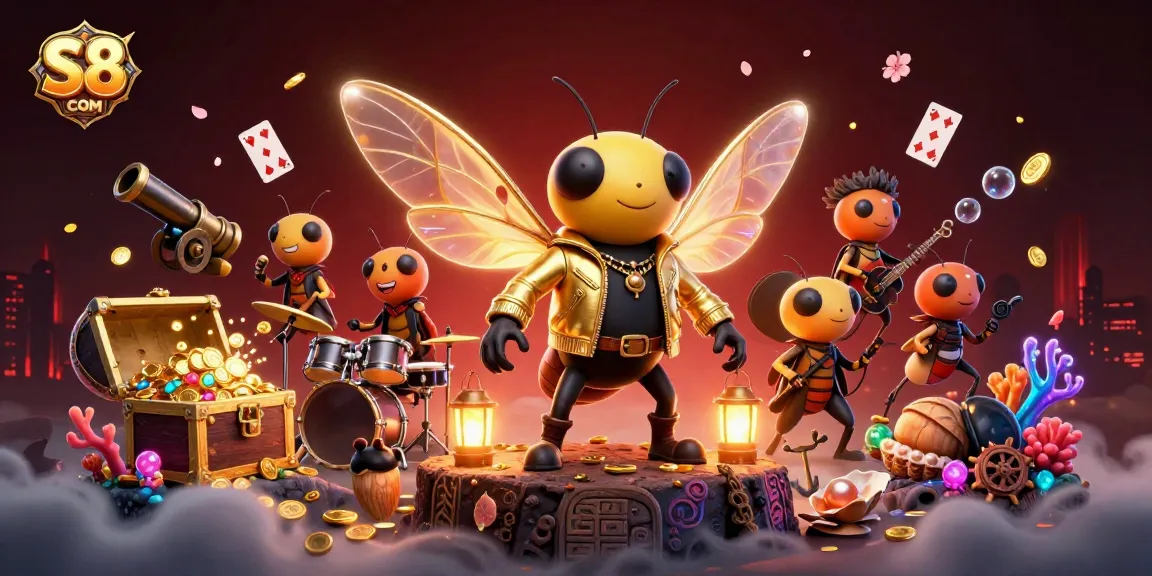 Experience thrilling gameplay with S8 COM featuring vibrant 3D characters and dynamic casino elements.