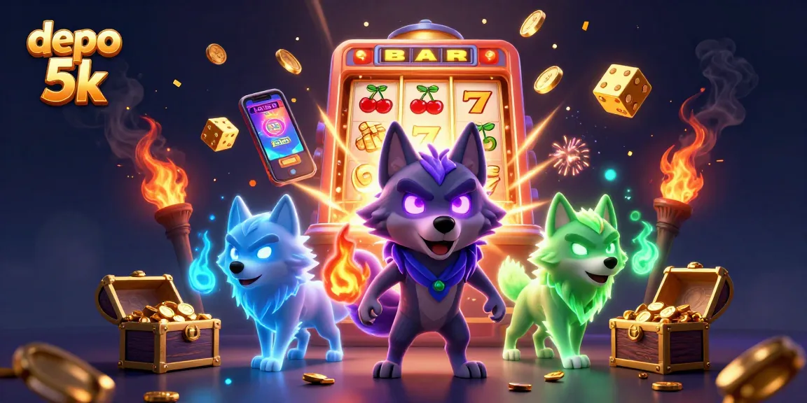 Experience thrilling wins with depo 5k as wolves lead your jackpot adventures in this exciting casino scene.