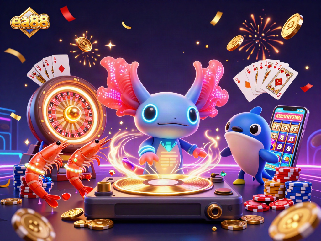 Experience the excitement of ea88 casino gaming with vibrant characters and dynamic elements.