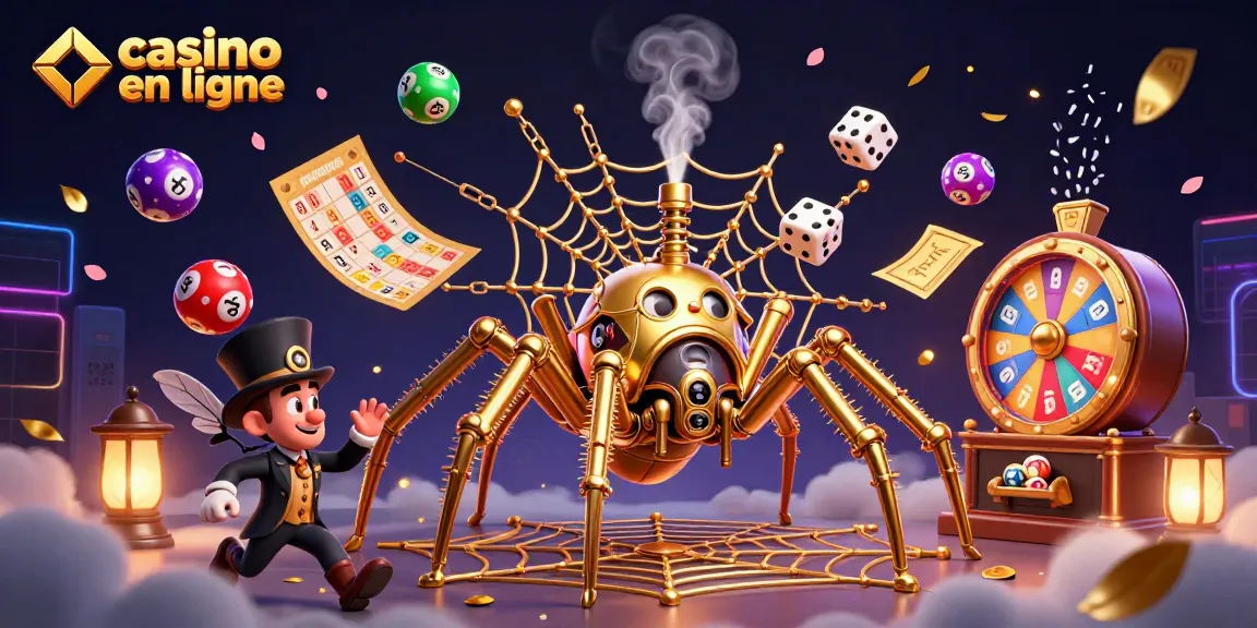 Découvrez l'univers fascinant des jeux de casino en ligne avec une illustration captivante de personnages en 3D.