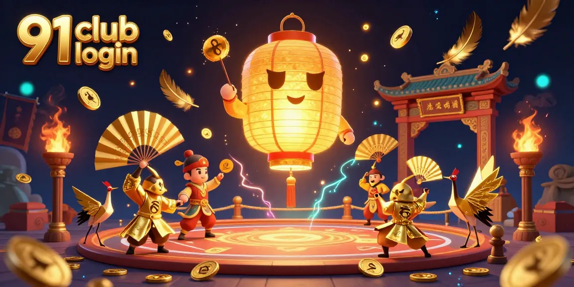 Experience seamless gameplay with 91 club login, featuring vibrant casino elements and dynamic characters.