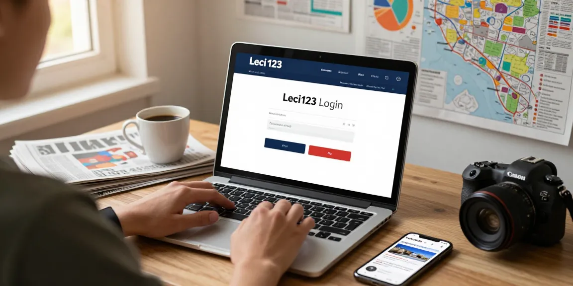 Proses login Leci123 di portal berita lokal dengan suasana kerja yang nyaman dan ramai.