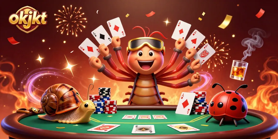 Melihat aksi dealer milipede di meja poker, okjkt membantu pemain meraih kemenangan.